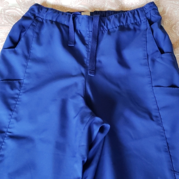 Wonderwink Royal Blue Scrub Set Small Med - Picture 2 of 6